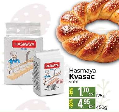Hasmaya Kvasac suhi 125g