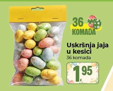 Uskršnja jaja u kesici