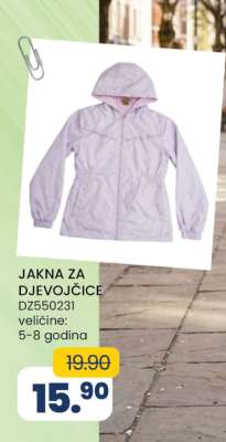 JAKNA ZA DJEVOJČICE