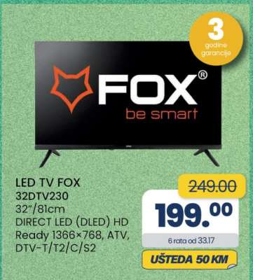 LED TV FOX 32DTV230