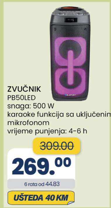 ZVUČNIK PB50LED
