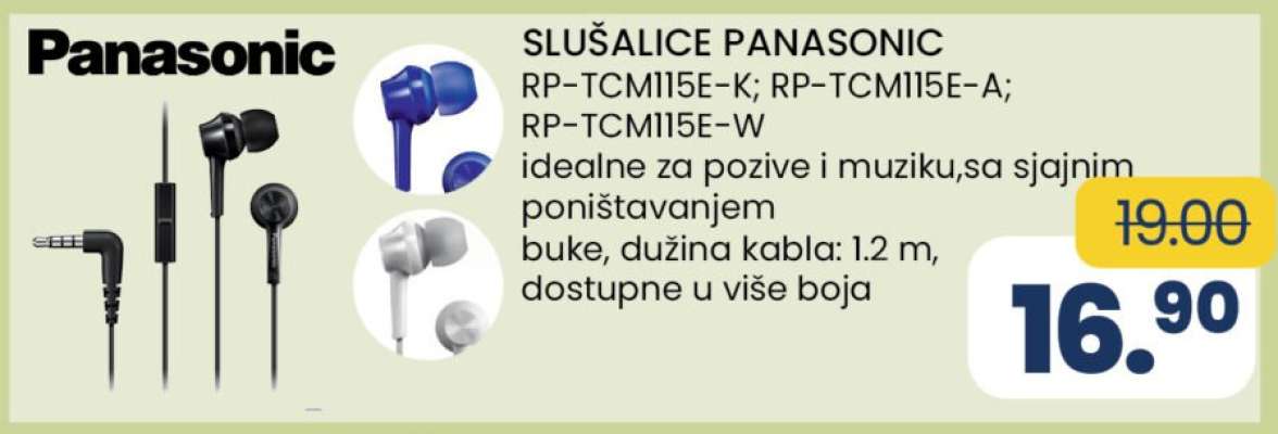 SLUŠALICE PANASONIC