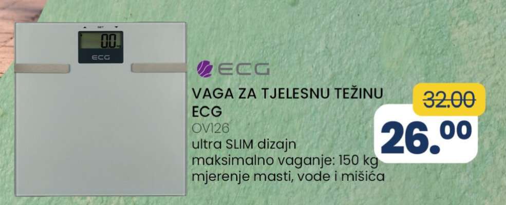 VAGA ZA TJELESNU TEŽINU ECG OV126