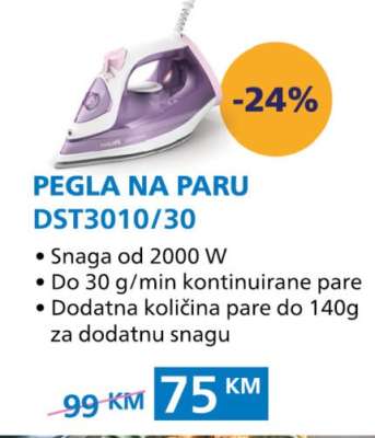 Pegla na paru DST3010/30