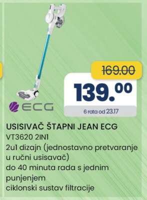 USISIVAČ ŠTAPNI JEAN ECG