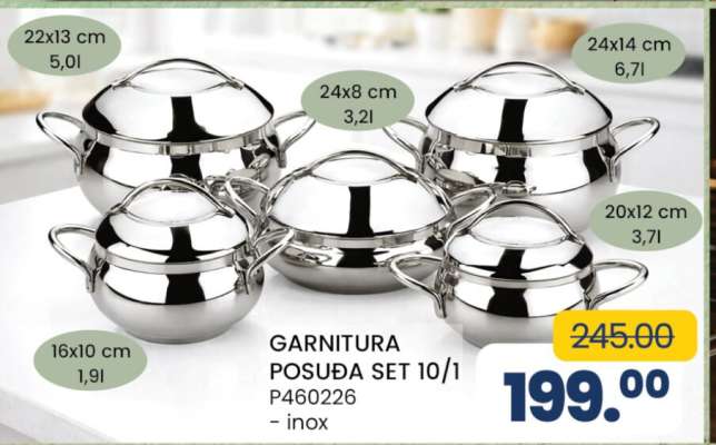GARNITURA POSUĐA SET 10/1