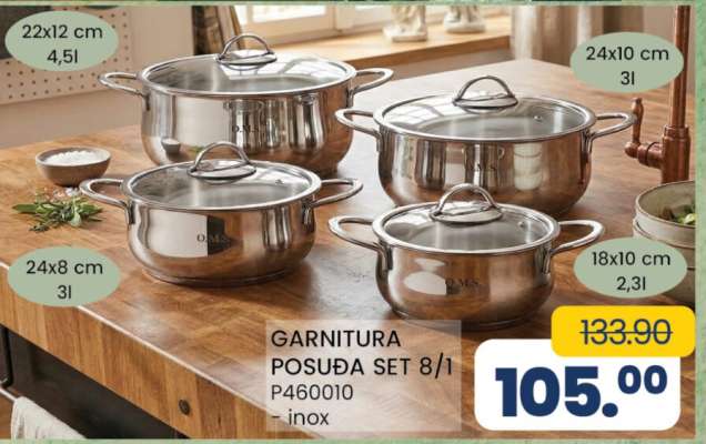 GARNITURA POSUĐA SET 8/1