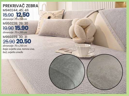 PREKRIVAČ ZEBRA M940244; 45; 46