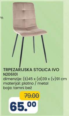 TRPEZARIJSKA STOLICA IVO