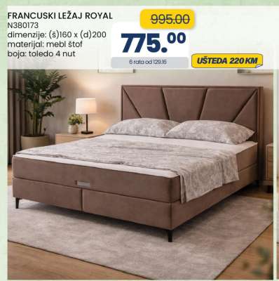 FRANCUSKI LEŽAJ ROYAL