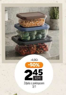 Zdjela s poklopcem 3/1