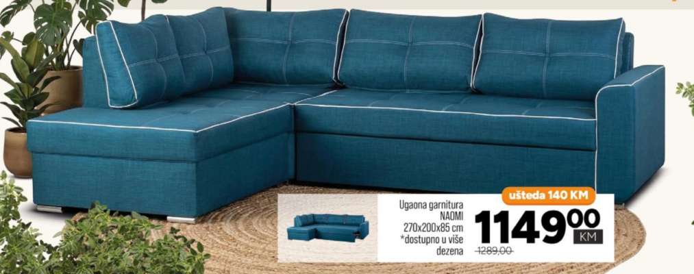 Ugaona garnitura Naomi