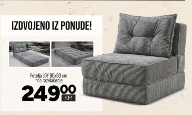 Fotelja JOY 80x80 cm