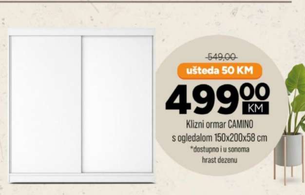 Klizni ormar Camino