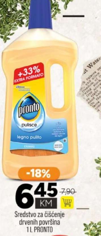 Sredstvo za čišćenje drvenih površina 1L PRONTO