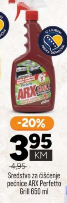 Sredstvo za čišćenje pećnice ARX Perfetto Grill 650 ml
