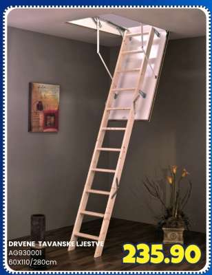DRVENE TAVANSKE LJESTVE