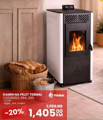 KAMIN NA PELET TERMAL