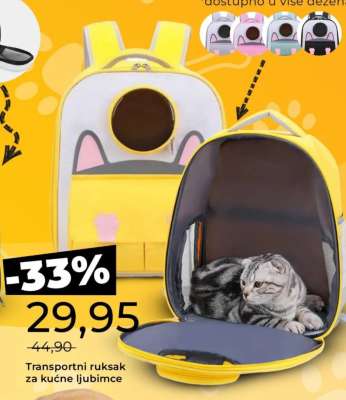 Transportni ruksak za kućne ljubimce