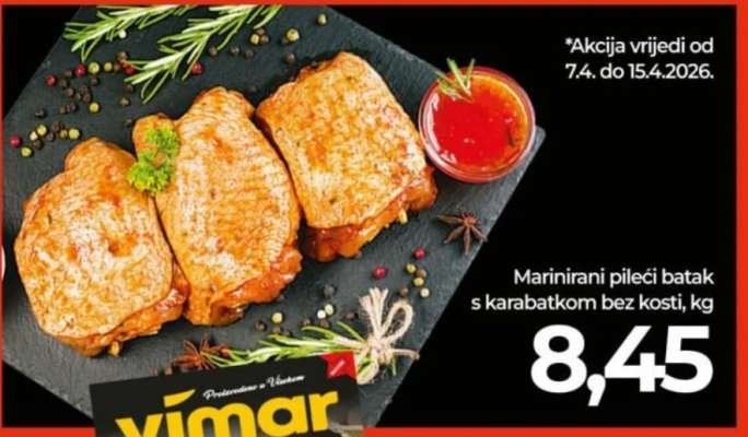 Marinirani pileći batak s karabatkom bez kosti, kg