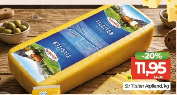 Sir Tilsiter Alpiland, kg