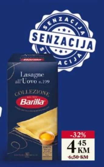 Barilla Lasagne all'Uovo n.199