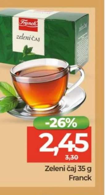 Zeleni čaj 35 g Franck