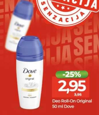Deo roll-on Original 50 ml Dove