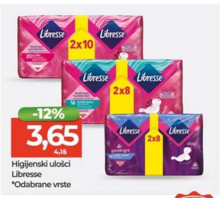 Higijenski ulošci Libresse