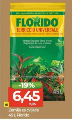 Zemlja za cvijeće 45 L Florido