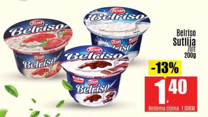 Belriso Sutlija Zott 200g