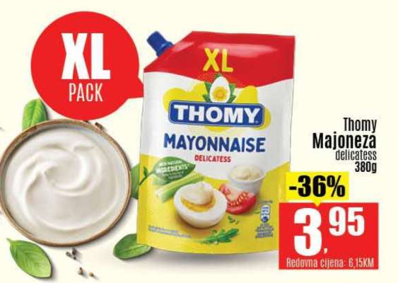 Thomy Majoneza delicatess 380g