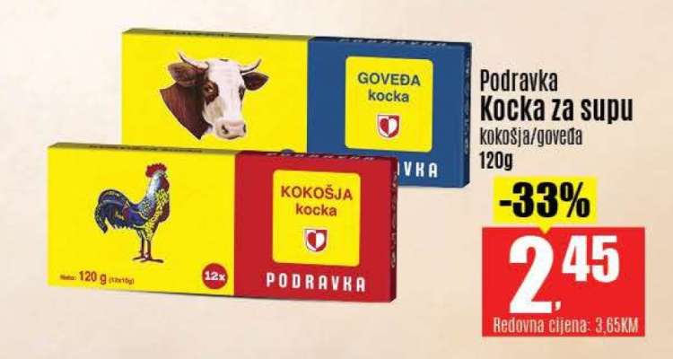 Podravka Kocka za supu