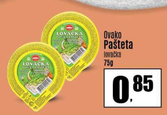 Ovako Pašteta