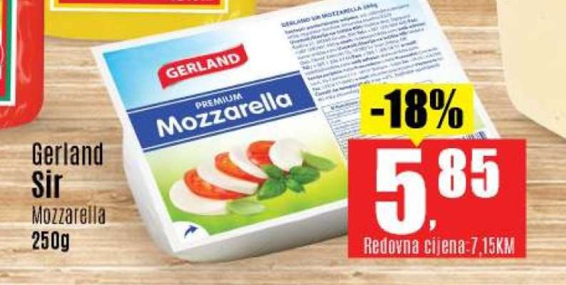 Gerland Sir Mozzarella 250g