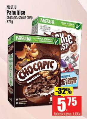 Nestle Pahuljice chocapic/cookie crisp