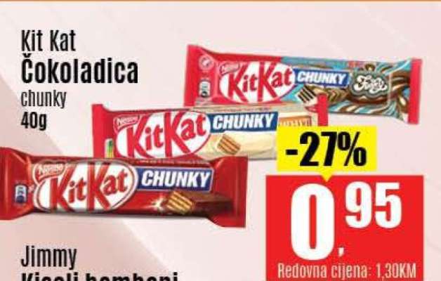 Kit Kat Čokoladica chunky 40g