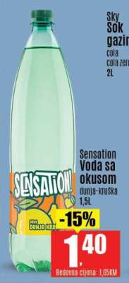 Sensation Voda sa okusom