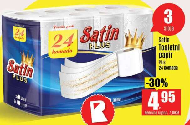 Satin Toaletni papir