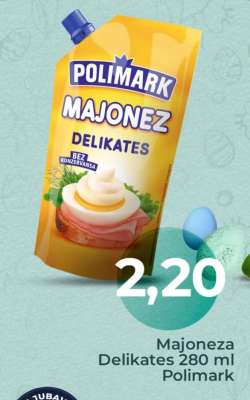 MAJONEZA DELIKATES 280 ML POLIMARK