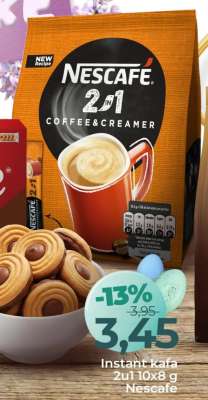 Instant kafa 2u1 10x8 g Nescafe