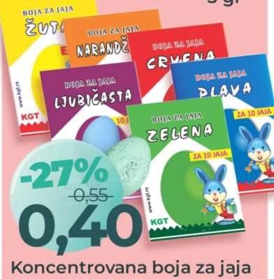 Koncentrovana boja za jaja