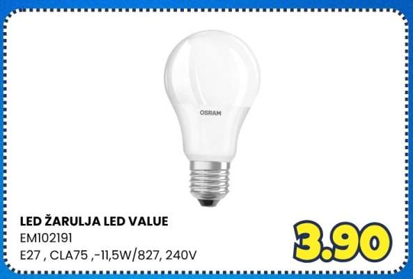 LED ŽARULJA LED VALUE