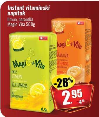 Instant vitaminski napitak
