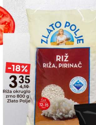 Riža okruglo zrno 800 g