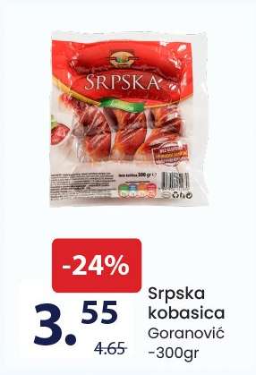 Srpska kobasica Goranović