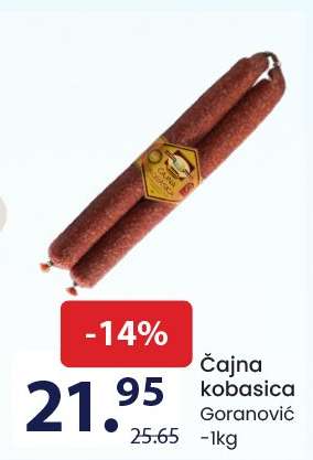 Čajna kobasica Goranović