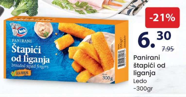 Panirani štapići od liganja