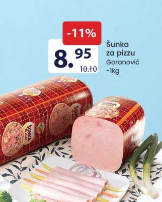 ŠUNKA ZA PIZZU Goranović