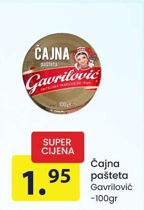 Čajna pašteta Gavrilović